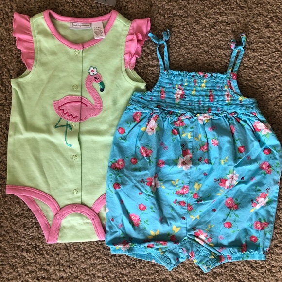 First Impressions Other - 2 Adorable Infant Rompers First Impressions Other - 2 Adorable Infant Rompers